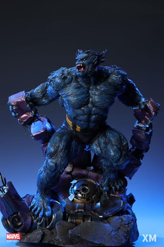 Marvel Beast 1/4 Scale Statue – XM Studios X-Men Limited Edition Premium Collectible Diorama