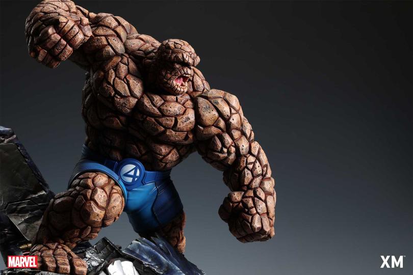 Marvel Fantastic Four The Thing 1/4 Scale Statue – XM Studios Limited Edition Premium Collectible Diorama - Image 4