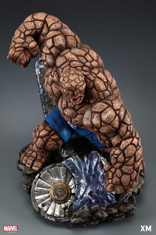 Marvel Fantastic Four The Thing 1/4 Scale Statue – XM Studios Limited Edition Premium Collectible Diorama - Image 5