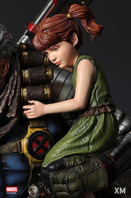Marvel X-Men Cable with Hope 1/4 Scale Statue – XM Studios Limited Edition Premium Collectible Diorama - Image 9