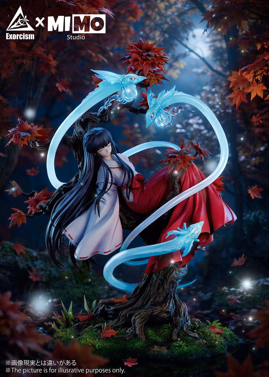 Exorcism Studio × MIMO Studio – Kikyo Falls Asleep InuYasha | 1/6 Scale Resin Statue