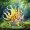 BBSD Studio – Ruki & Kyubimon Digimon Resin Statue