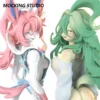 Zhu Yi Wan Jia Studio – Furry Sylveon x Leafeon Pokémon Themed Resin Collectible
