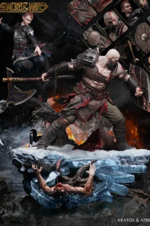 God of War – Kratos & Atreus Resin Statue – Sword &Wing Studio