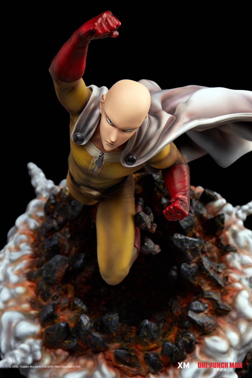 One Punch Man Saitama 1/4 Scale Statue – XM Studios Limited Edition Premium Collectible Diorama - Image 4