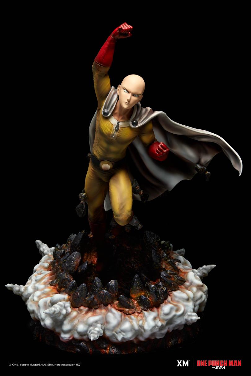 One Punch Man Saitama 1/4 Scale Statue – XM Studios Limited Edition Premium Collectible Diorama - Image 3