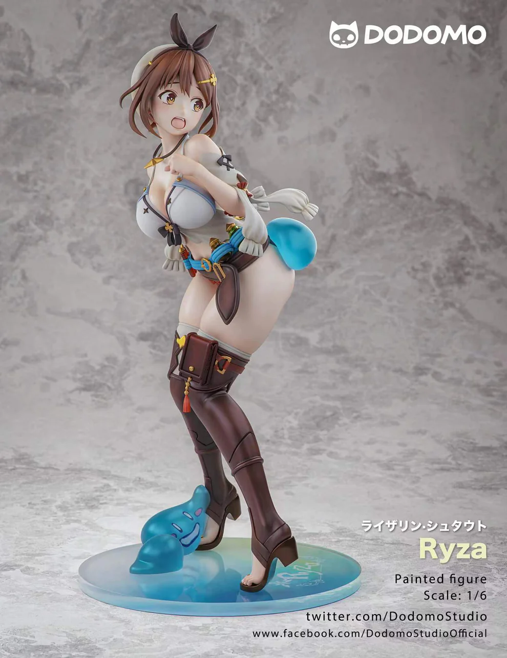 Atelier Ryza – Reisalin Stout “Double Body Crystal Base Edition” 1/6 Scale GK Statue – Dodomo Studio Limited Resin Collectible Figure
