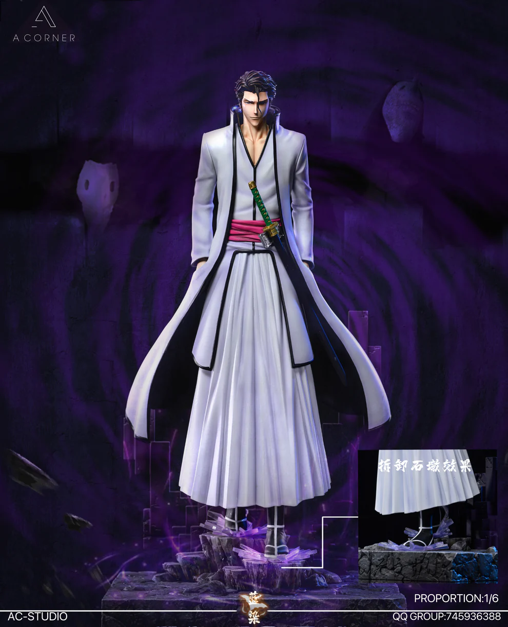 BLEACH – Sosuke Aizen Arrancar Arc 1/6 Scale GK Statue – A Corner Studio