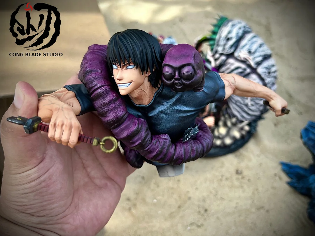 Toji Fushiguro Jujutsu Kaisen | Limited Edition Resin Statue Bust - CONG BLADE Studio - Image 7