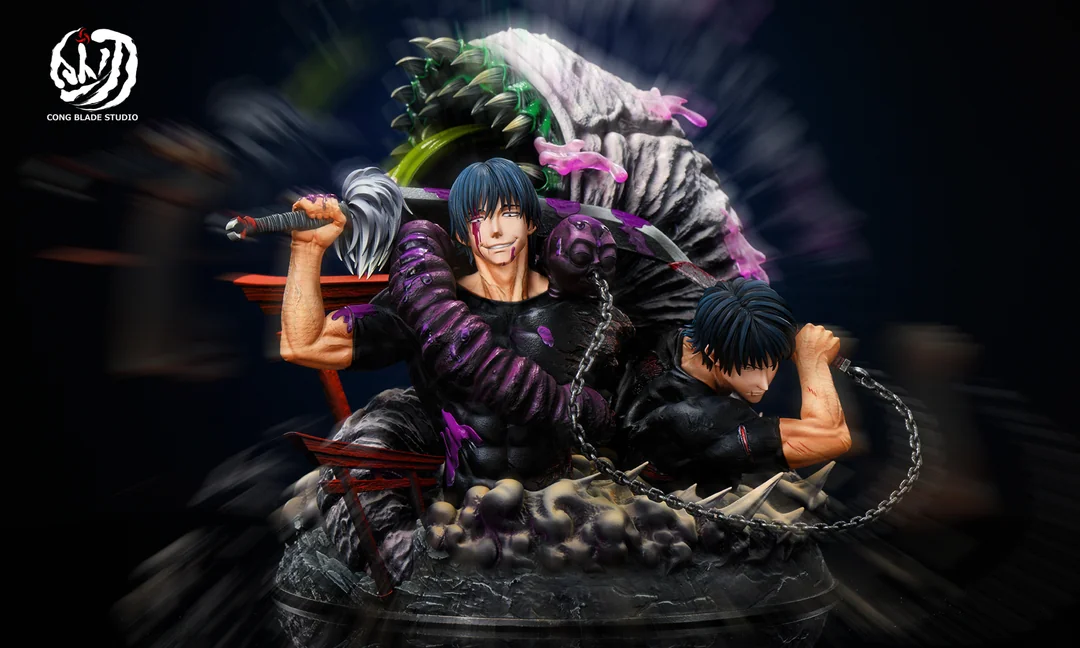 Toji Fushiguro Jujutsu Kaisen | Limited Edition Resin Statue Bust - CONG BLADE Studio - Image 10
