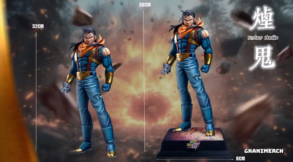 Smoker Studio – Android 17 Dragon Ball 1/6 Scale Resin Statue - Image 2