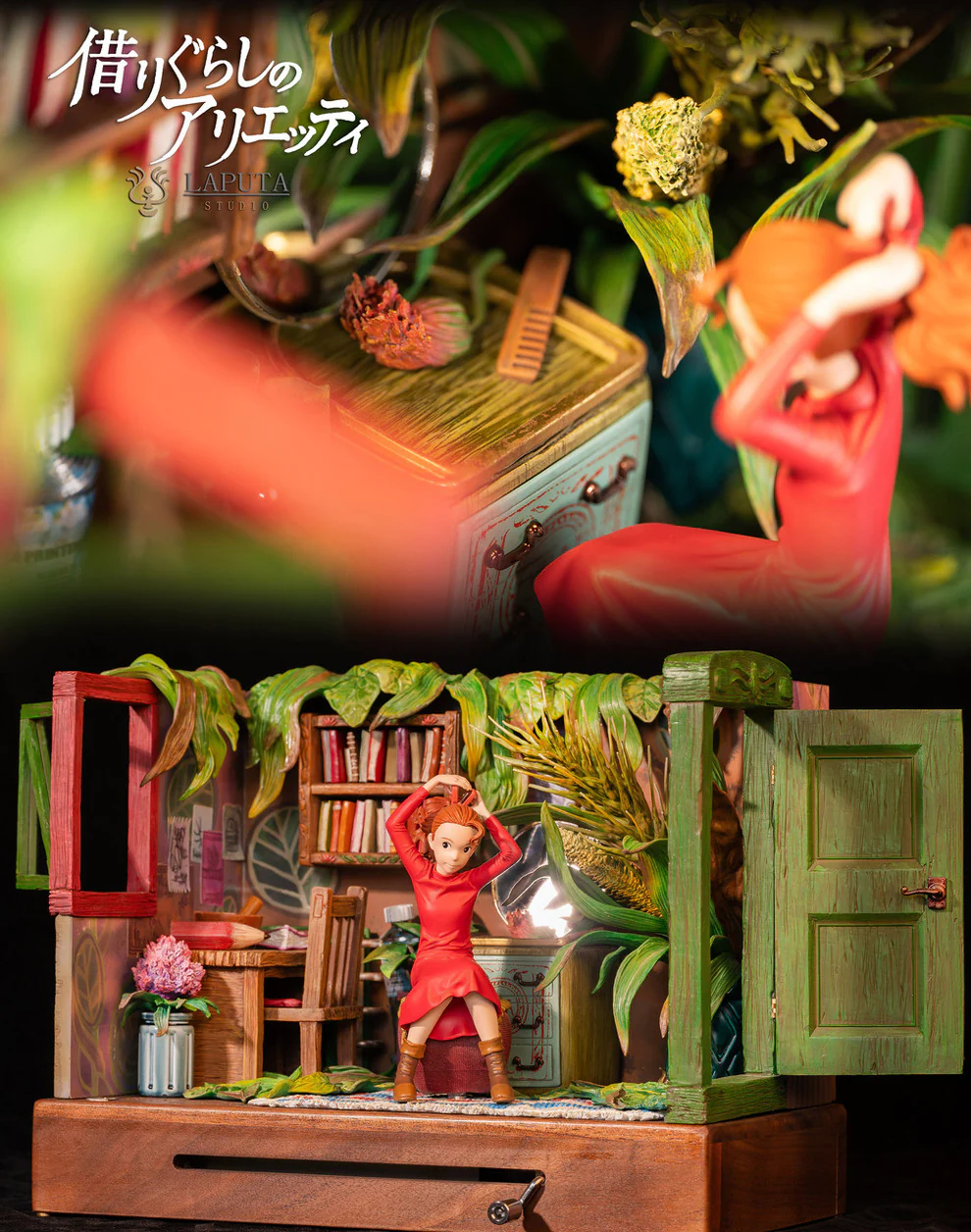 The Secret World of Arrietty – Arrietty Diorama Statue – Laputa Studio - Image 10