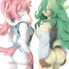 Zhu Yi Wan Jia Studio – Furry Sylveon x Leafeon Pokémon Themed Resin Collectible