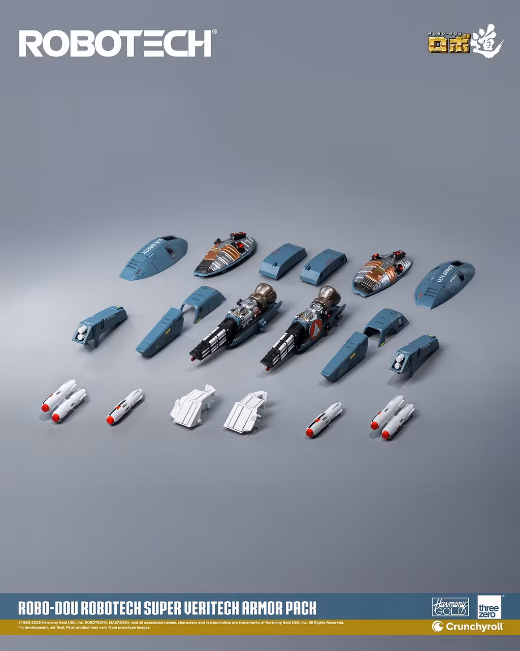 Threezero – ROBO-DOU ROBOTECH Super Veritech Armor Pack Licensed Add-on Armor Set for Veritech Figures - Image 5