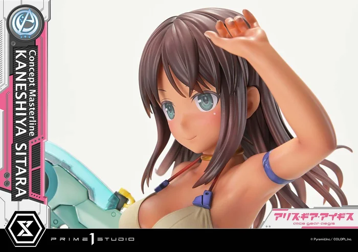 Prime 1 Studio – Concept Masterline Sitara Kaneshiya (Swimsuit Ver.) Alice Gear Aegis 1/5 Scale Polystone Statue - Image 13