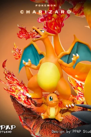 Alternative view of Pokémon – Charizard Evolution Line Gigantamax Collection Statue – PPAP Studio