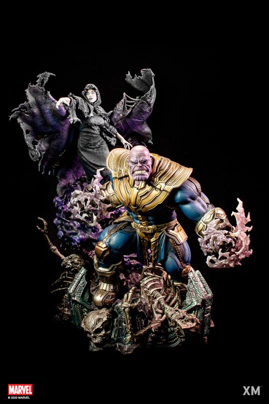 Thanos with Lady Death 1/4 Scale Statue — XM Studio - Image 4
