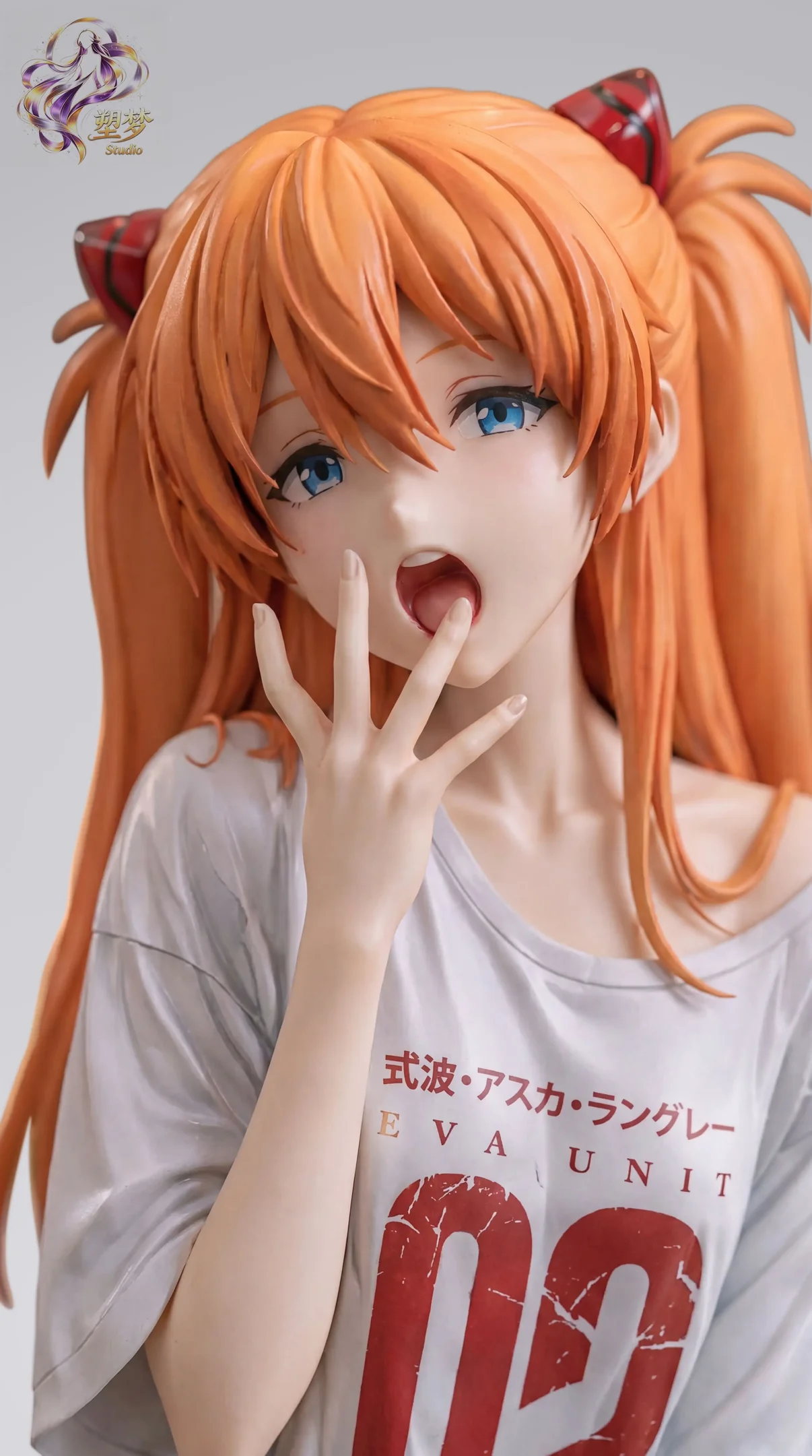 SuMeng Studio – Pajama Asuka Langley Soryu Neon Genesis Evangelion 1/6 Scale Resin Statue - Image 6