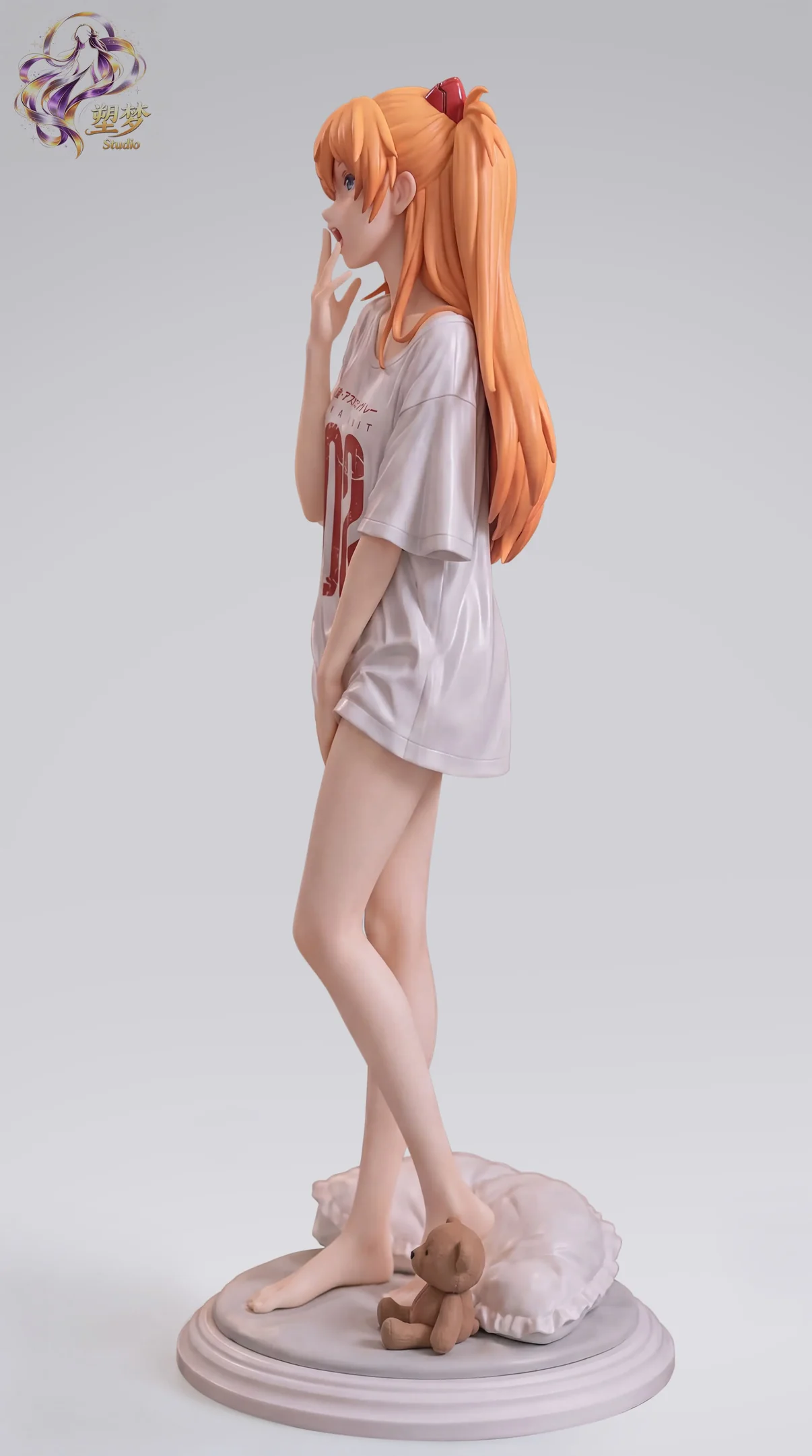 SuMeng Studio – Pajama Asuka Langley Soryu Neon Genesis Evangelion 1/6 Scale Resin Statue - Image 7