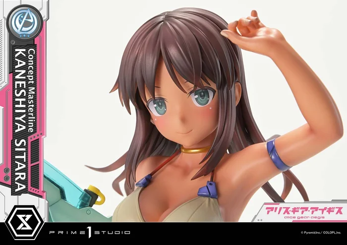 Prime 1 Studio – Concept Masterline Sitara Kaneshiya (Swimsuit Ver.) Alice Gear Aegis 1/5 Scale Polystone Statue - Image 14