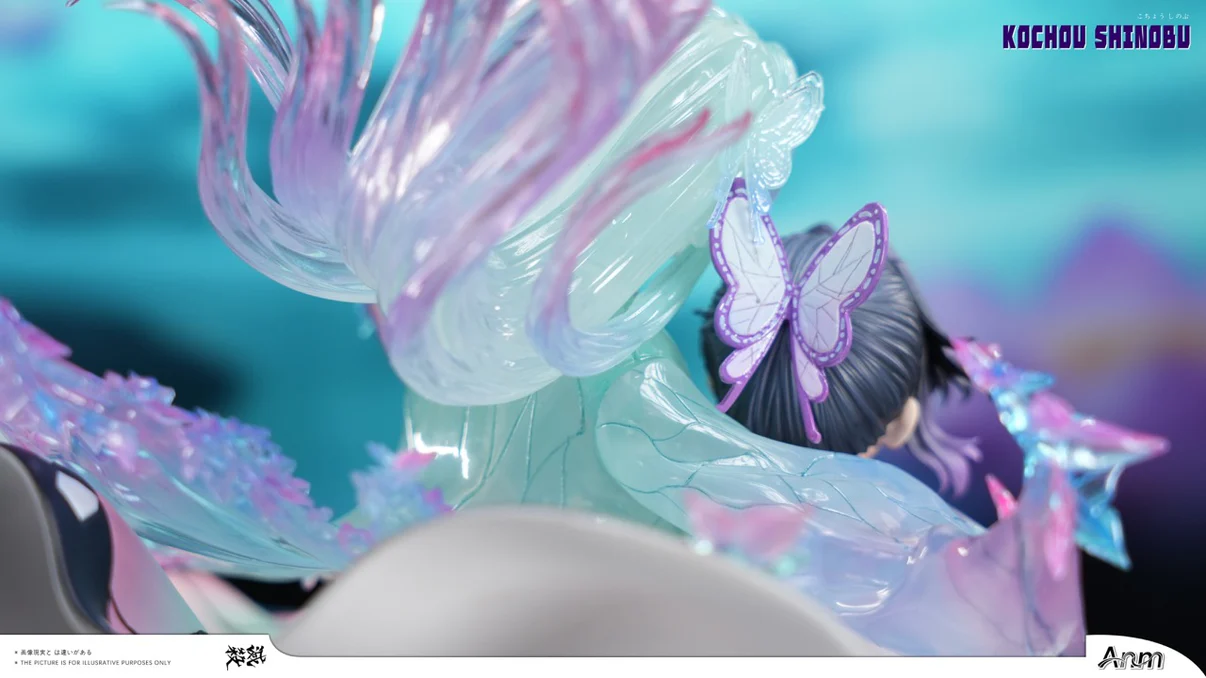 Anm Studio – Shinobu Kocho × Kochou Kanae Demon Slayer Resin Statue - Image 6
