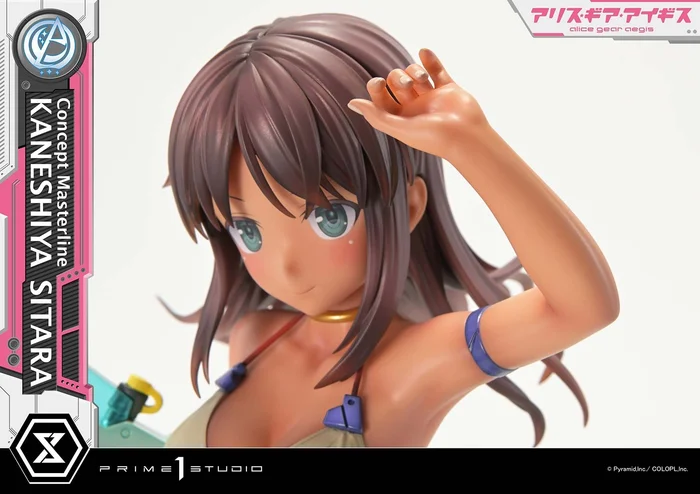 Prime 1 Studio – Concept Masterline Sitara Kaneshiya (Swimsuit Ver.) Alice Gear Aegis 1/5 Scale Polystone Statue - Image 11