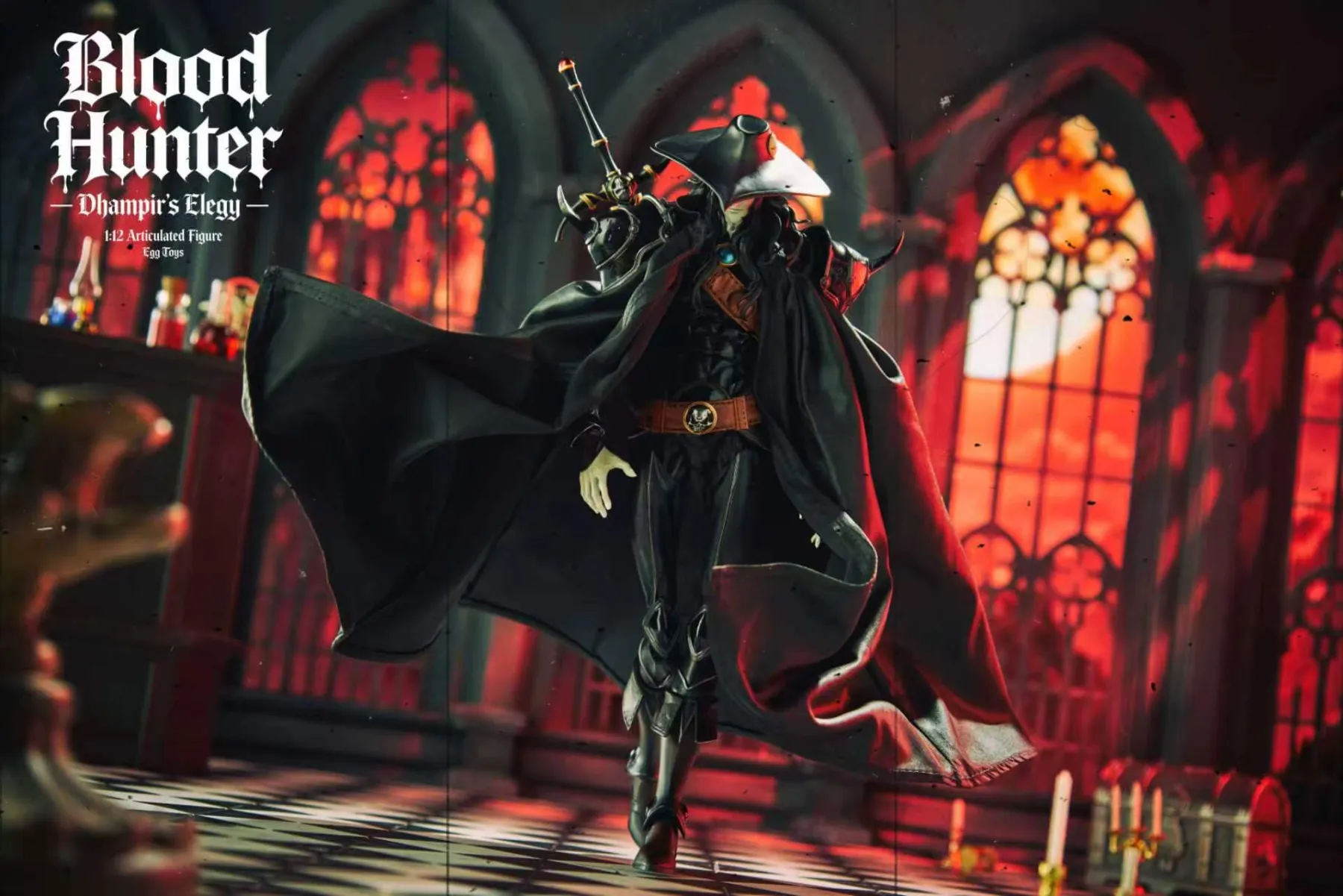 EGGTOYS – Blood Hunter: Dhampir’s Elegy Vampire Hunter D 1/12 Scale Licensed Action Figure - Image 10