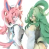 Zhu Yi Wan Jia Studio – Furry Sylveon x Leafeon Pokémon Themed Resin Collectible