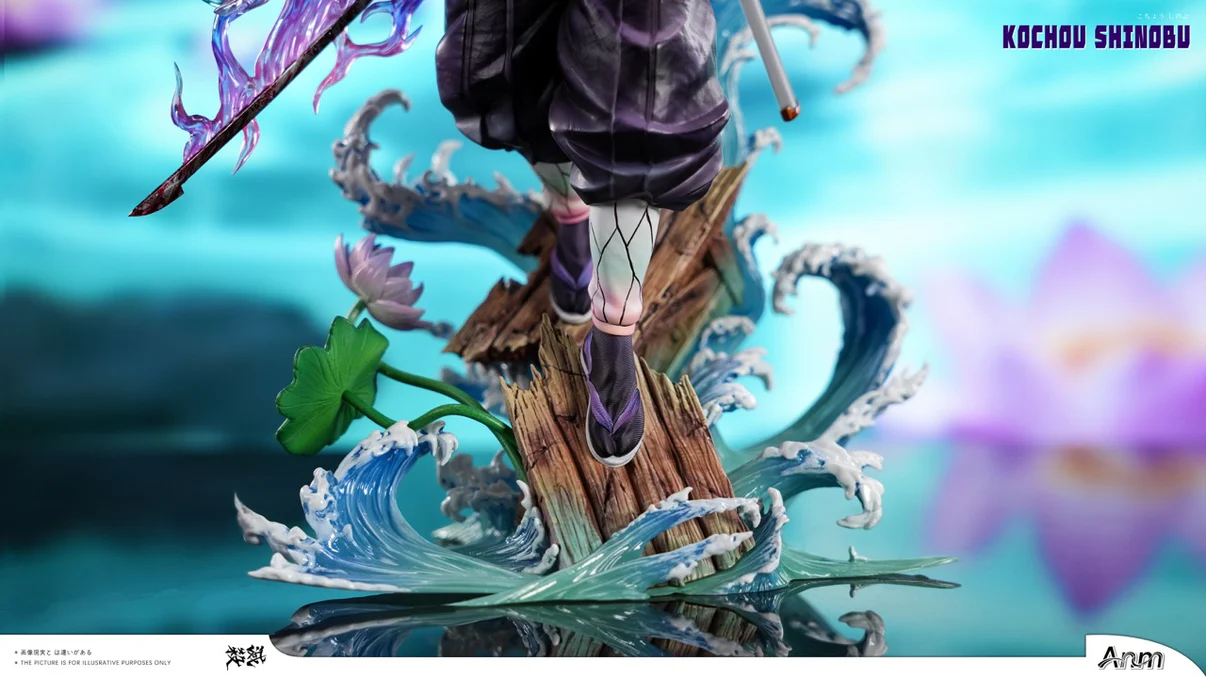 Anm Studio – Shinobu Kocho × Kochou Kanae Demon Slayer Resin Statue - Image 8