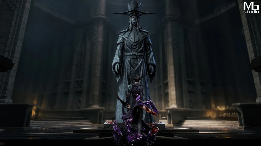 Elden Ring – Kandiaru Two Fingers / Three Fingers Statue 1/6 Scale LED Version – MG Studio - Image 8