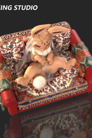 Alternative view of Eevee Pokémon Dancer Series 1/20 Scale Figure – Premium Resin Collectible