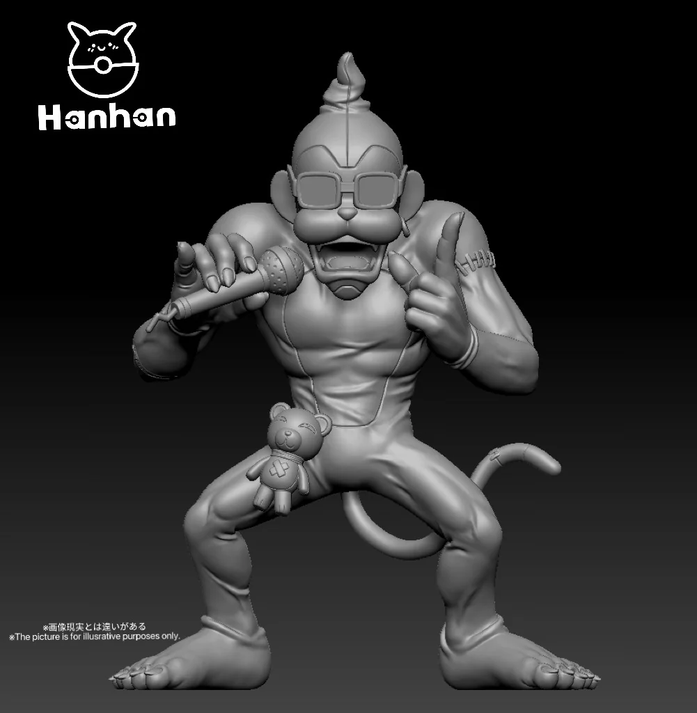 Hanhan Studio – Etemon Digimon Resin Figure Collectible - Image 3