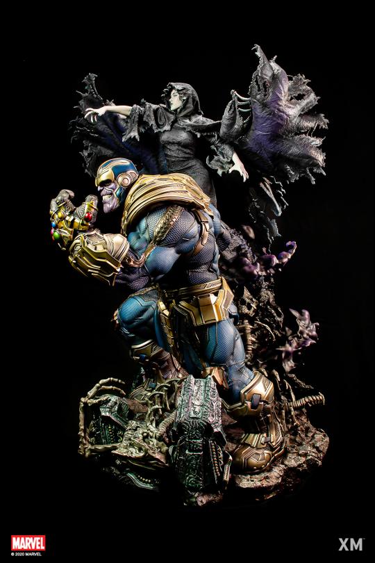 Thanos with Lady Death 1/4 Scale Statue — XM Studio - Image 5