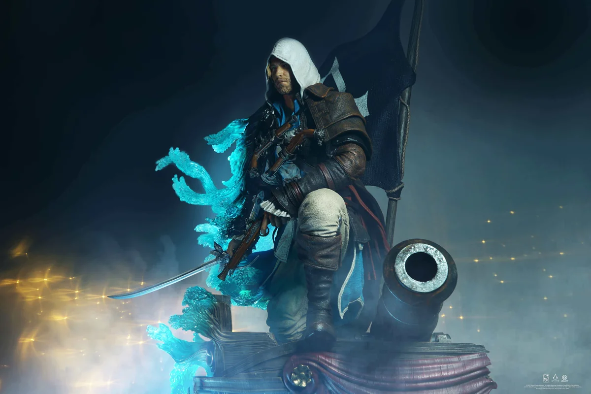 1/4 Scale Edward Kenway with LED – Assassin’s Creed Official Statue – Assassin’s Studio