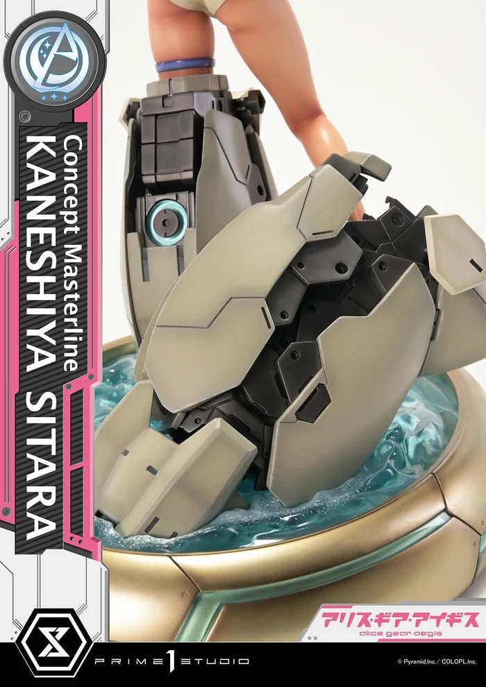 Prime 1 Studio – Concept Masterline Sitara Kaneshiya (Swimsuit Ver.) Alice Gear Aegis 1/5 Scale Polystone Statue - Image 23