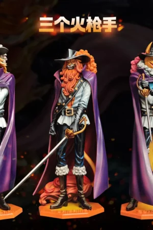 Black Studio – Giovanni x Sicilian x Concelot One Piece Mink Tribe Resin Statue Set