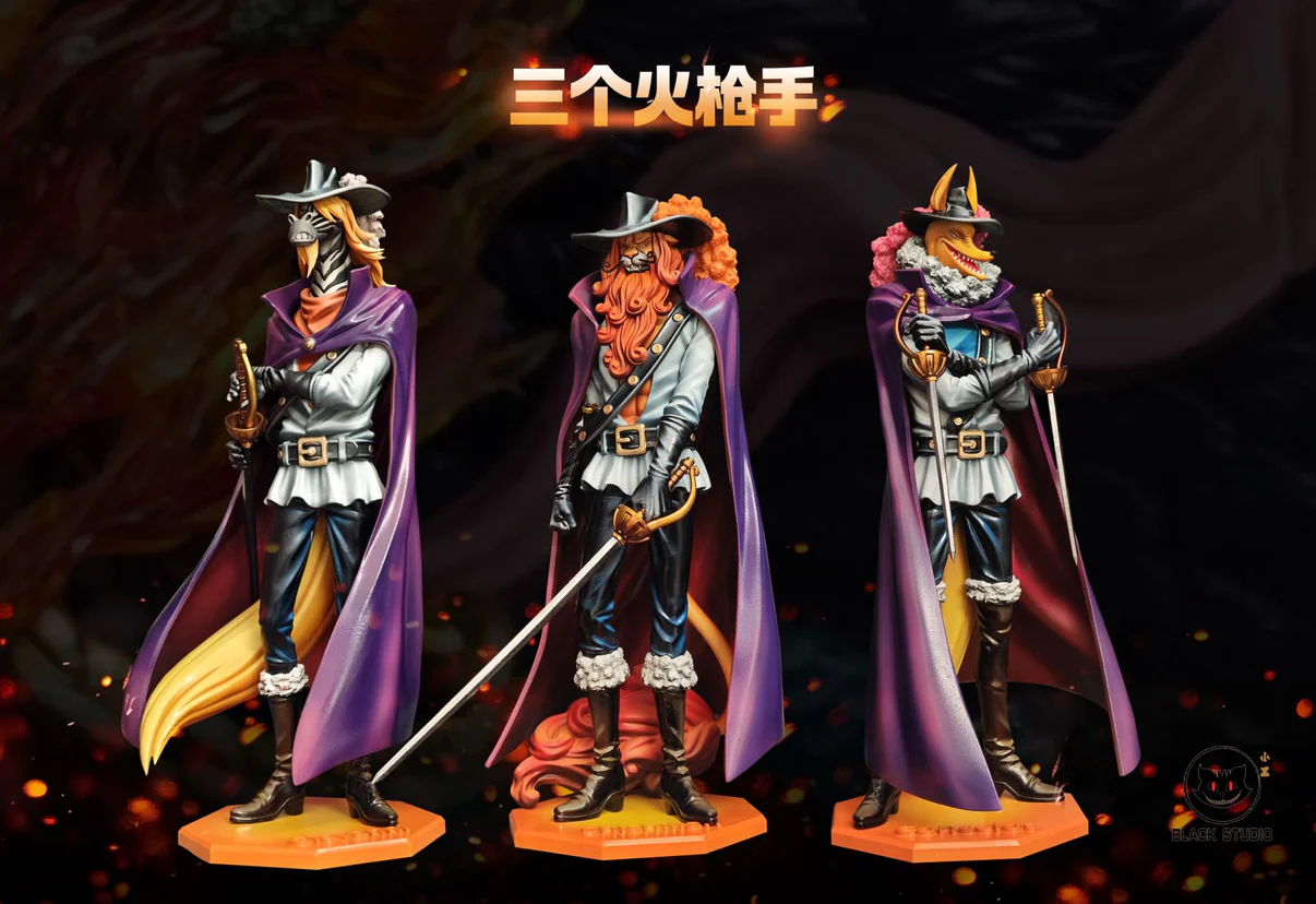 Black Studio – Giovanni x Sicilian x Concelot One Piece Mink Tribe Resin Statue Set