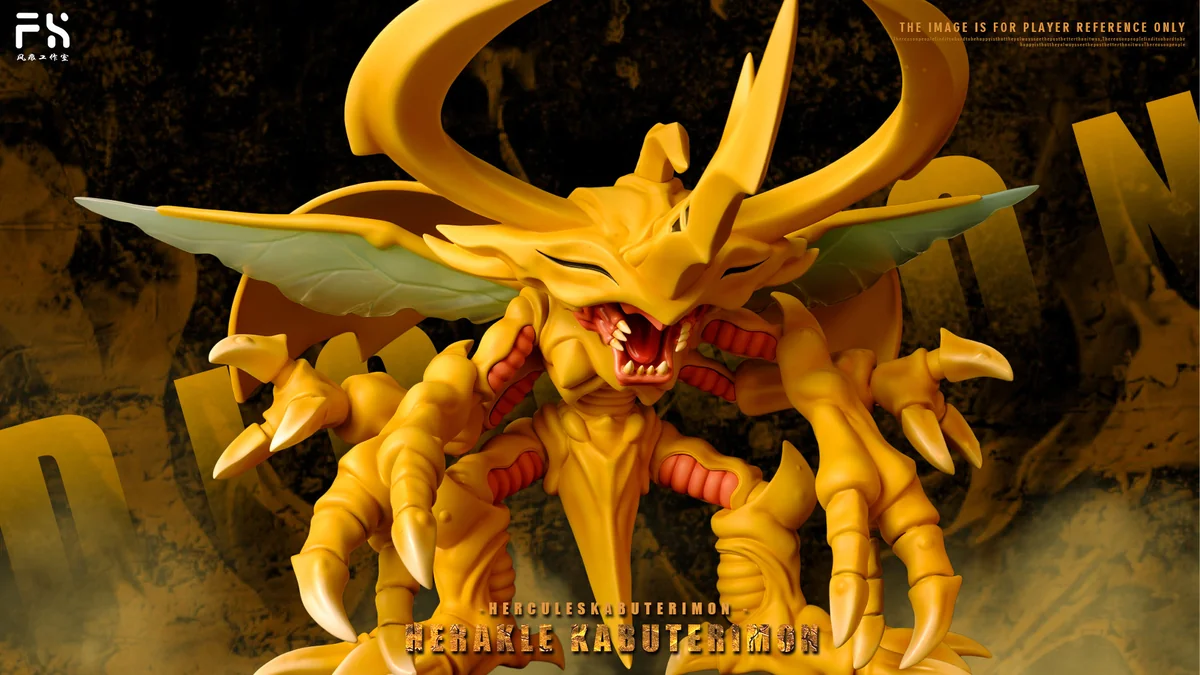 FH Studio – HerculesKabuterimon Digimon Resin Statue (Small Scale) - Image 7