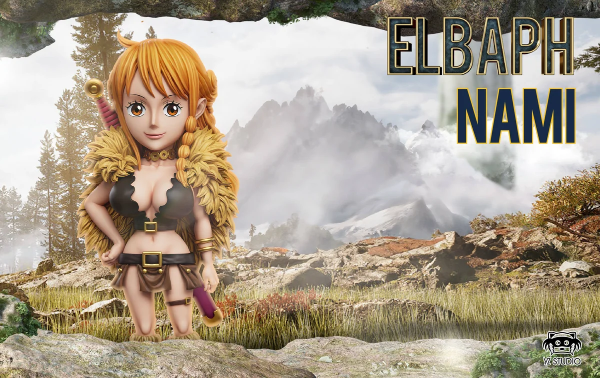Elbaph Arc #8 Nami One Piece | Mini PU Collectible Figure - Yz Studio - Image 2