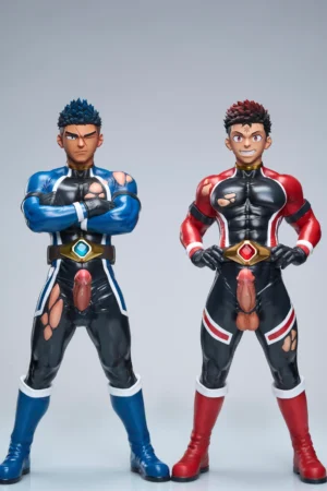 Alternative view of Aiden & Yoichi Camp Buddy: Scoutmaster Season 1/6 Scale TOPGK Statue [R18]- Battle Blaze x Gentleman Studio