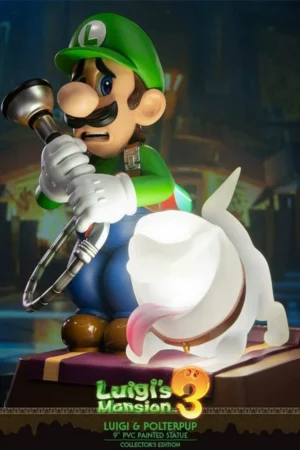 Luigi's Mansion 3 – Luigi & Polterpup Glow Collector's Edition Statue – First 4 Figures