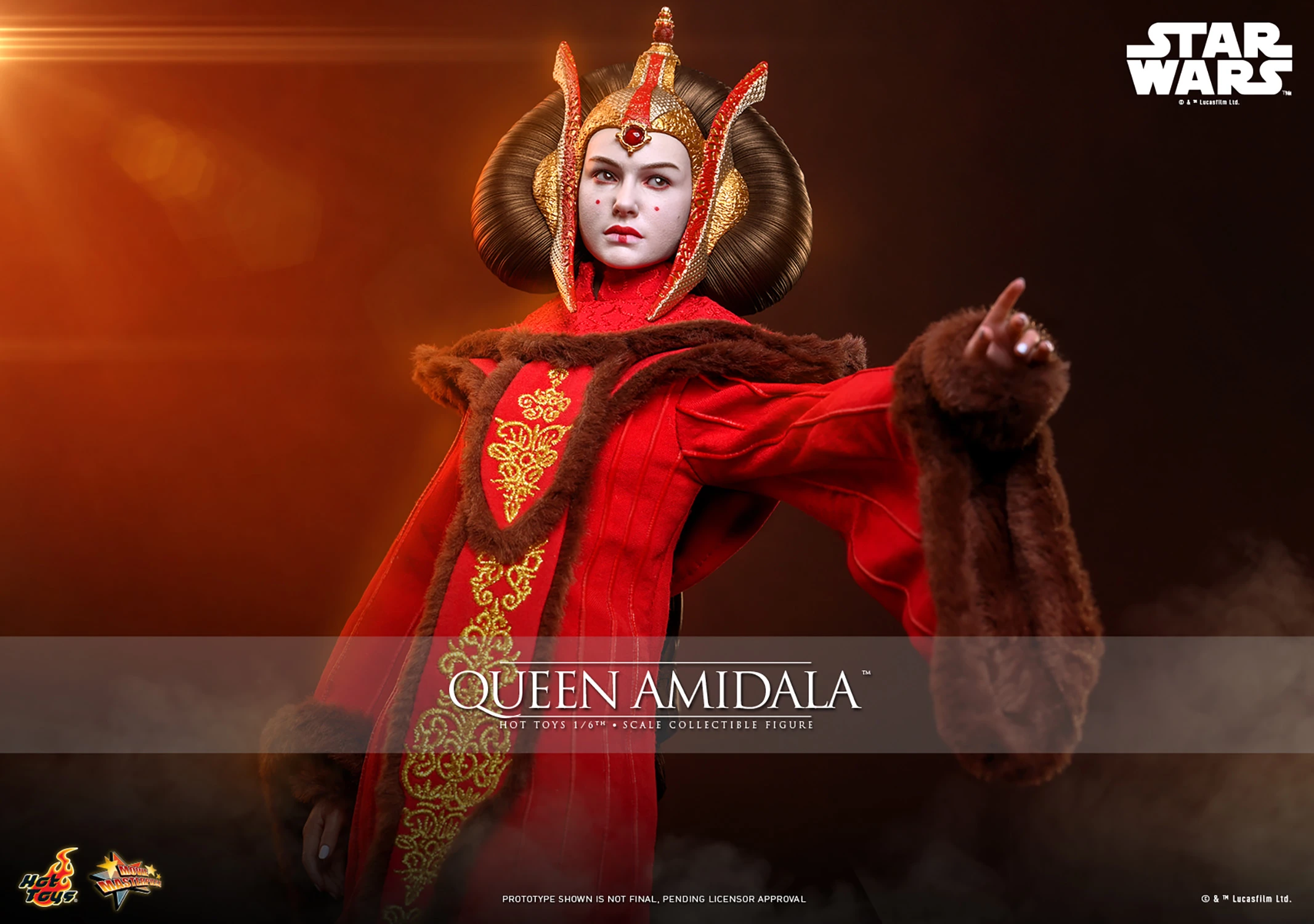 Hot Toys – Queen Amidala Star Wars: The Phantom Menace 1/6 Scale Collectible Figure (MMS883) - Image 13