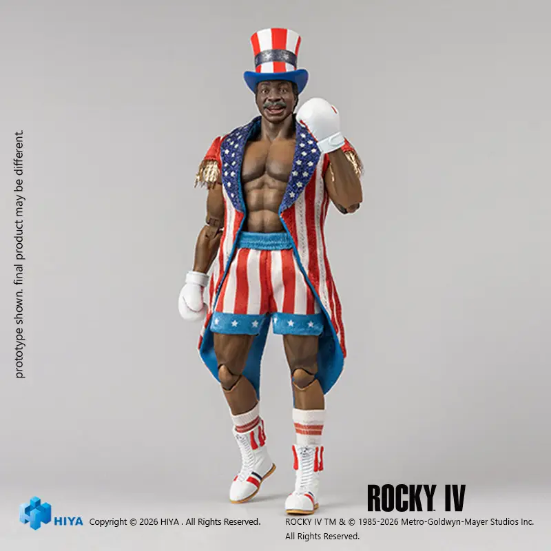 Hiya Toys – Apollo Creed (Rocky IV) Exquisite Super Series | 1/12 Scale Action Figure