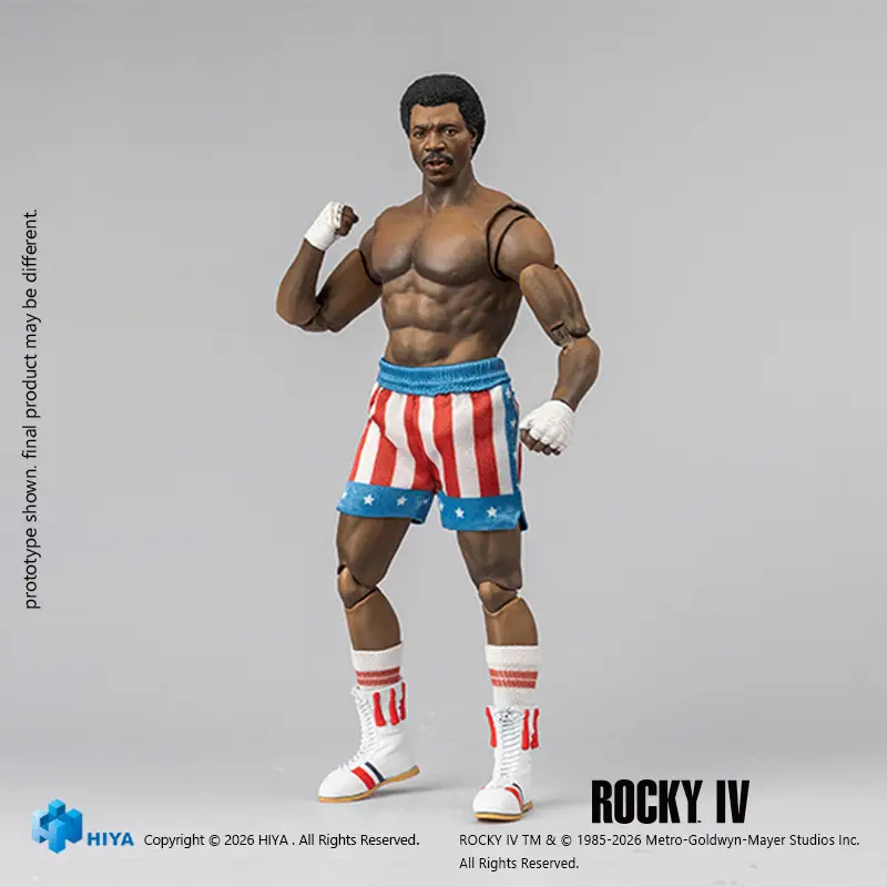 Hiya Toys – Apollo Creed (Rocky IV) Exquisite Super Series | 1/12 Scale Action Figure - Image 4