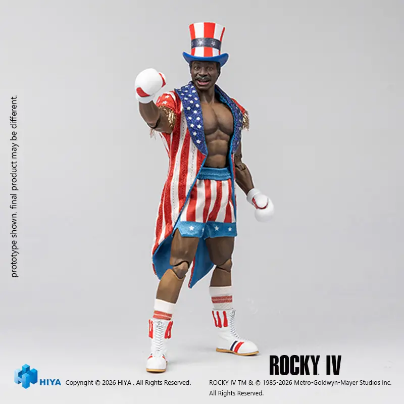 Hiya Toys – Apollo Creed (Rocky IV) Exquisite Super Series | 1/12 Scale Action Figure - Image 5
