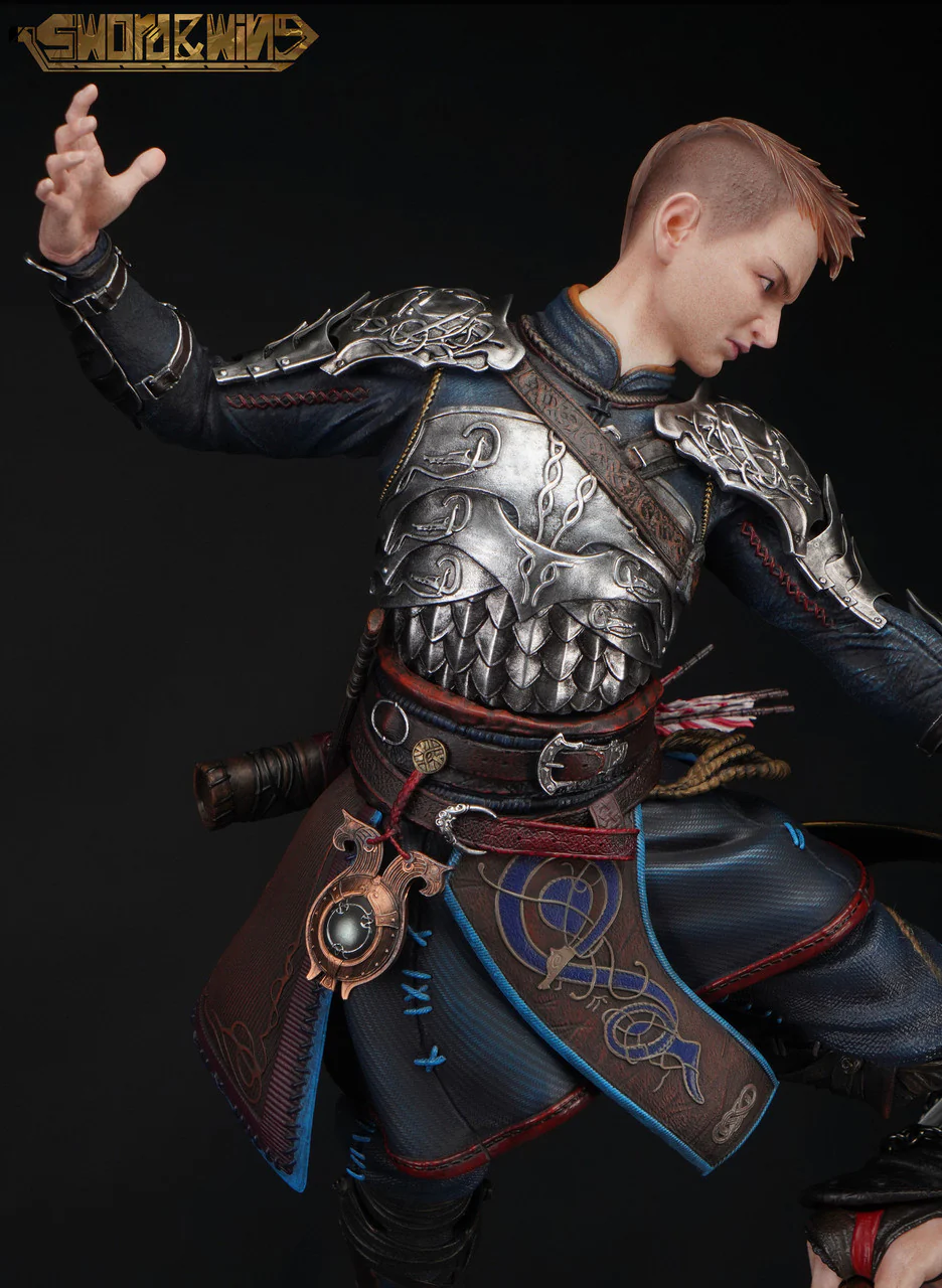 God of War – Kratos & Atreus Resin Statue – Sword &Wing Studio - Image 9