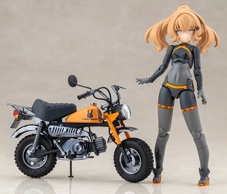 Kotobukiya - Megami Device PUNI MOFU RACING TU with Honda Z50J-1 Monkey Plastic Model (Licensed) - Image 14