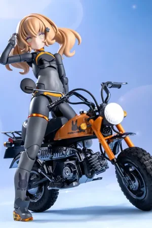 Kotobukiya - Megami Device PUNI MOFU RACING TU with Honda Z50J-1 Monkey Plastic Model (Licensed)