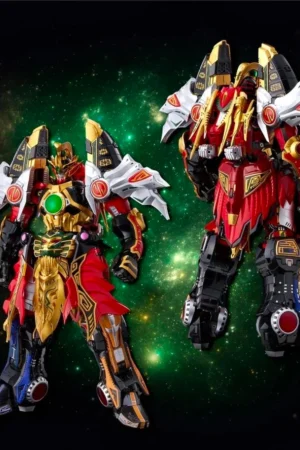 Sentinel Studio × Flametoys – GO! KARA KURI Combine Thunder Megazord Power Rangers Licensed Collectible