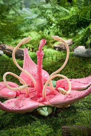 Alternative view of Plant-Type Articulated Base UBC-087  1/12 Scale Licensed Display Base for Action Figure - Sushing Studio